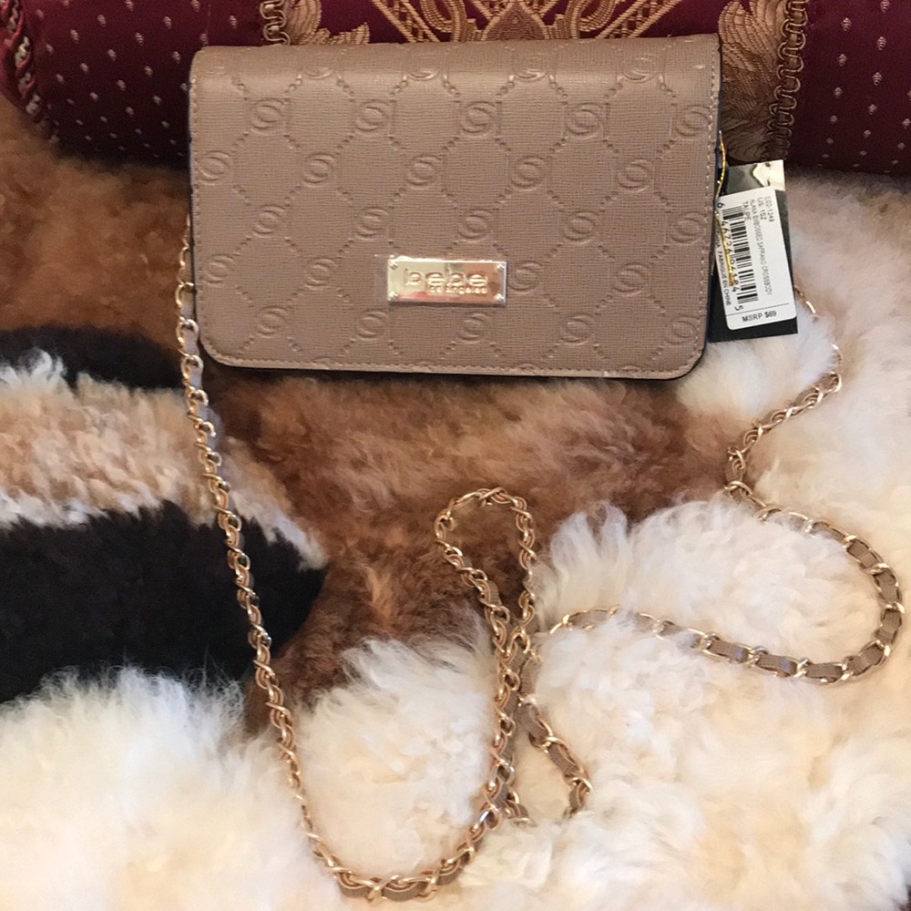 Bebe crossbody/shoulder bag/clutch.